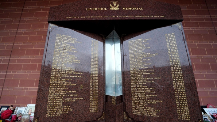 Ninety-seven Liverpool fans died in the Hillsborough disaster (Peter Byrne/PA)