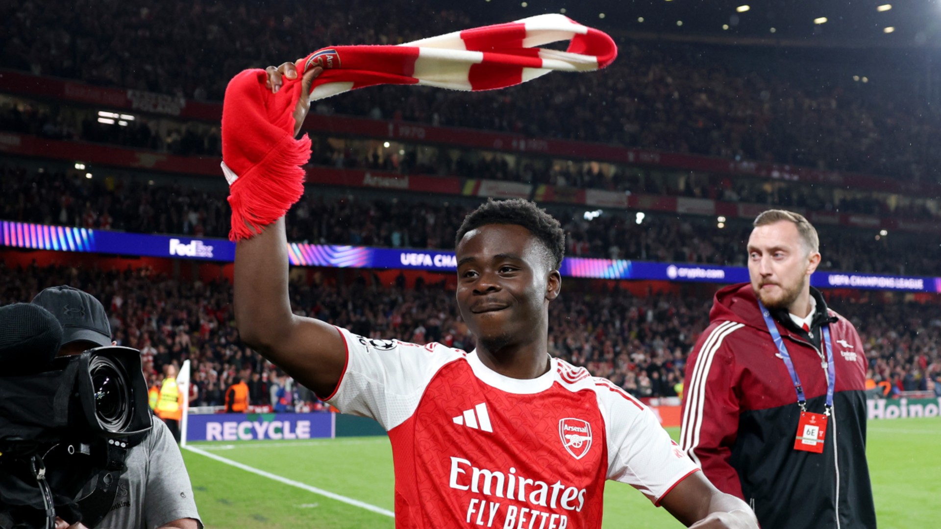 Arsenal must block out the noise in bid for Champions League and Premier League glory, says Saka