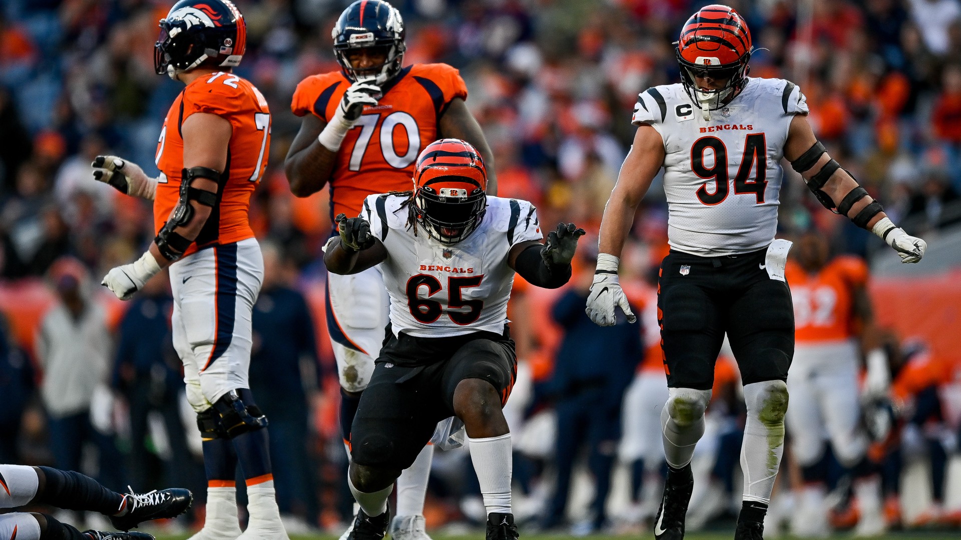 Larry Ogunjobi will hope to celebrate more sacks for the Steelers in 2022