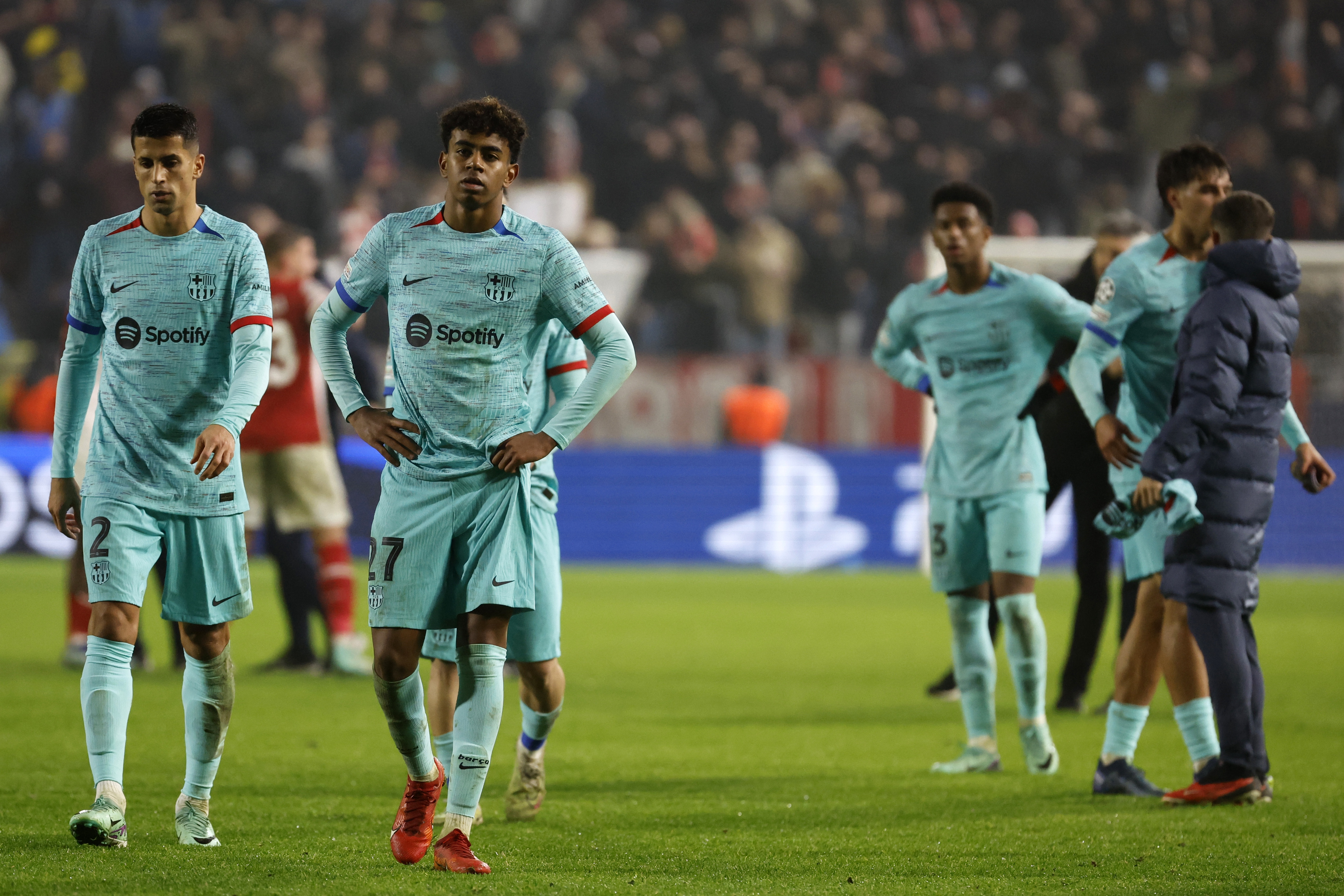Barcelona suffered a surprise defeat