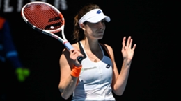 Alize Cornet during the Australian Open quarter-finals
