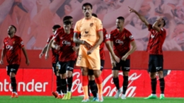Mallorca celebrate Vedat Muriqi's goal