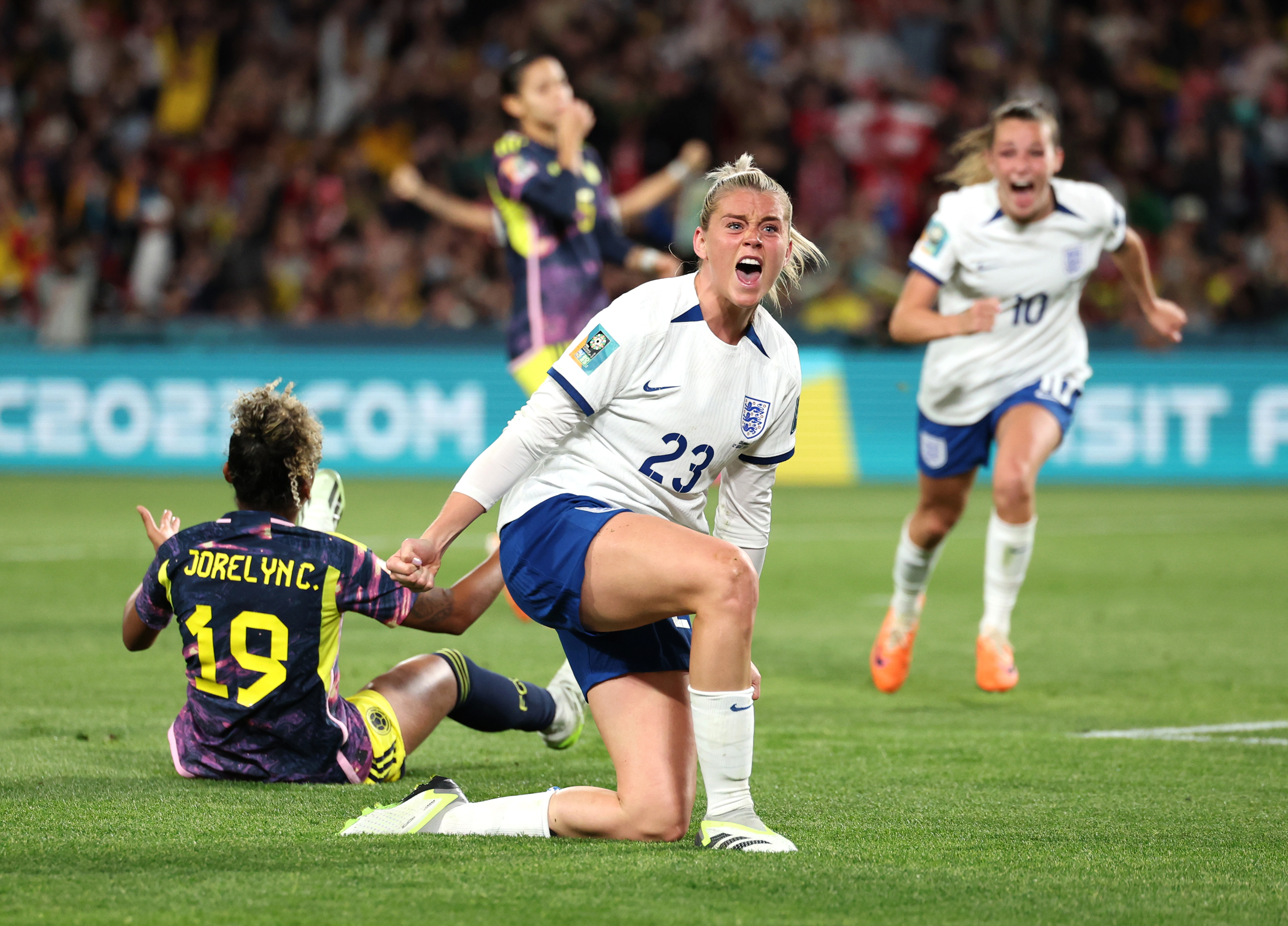 Alessia Russo's second-half goal sent England into the semi-final
