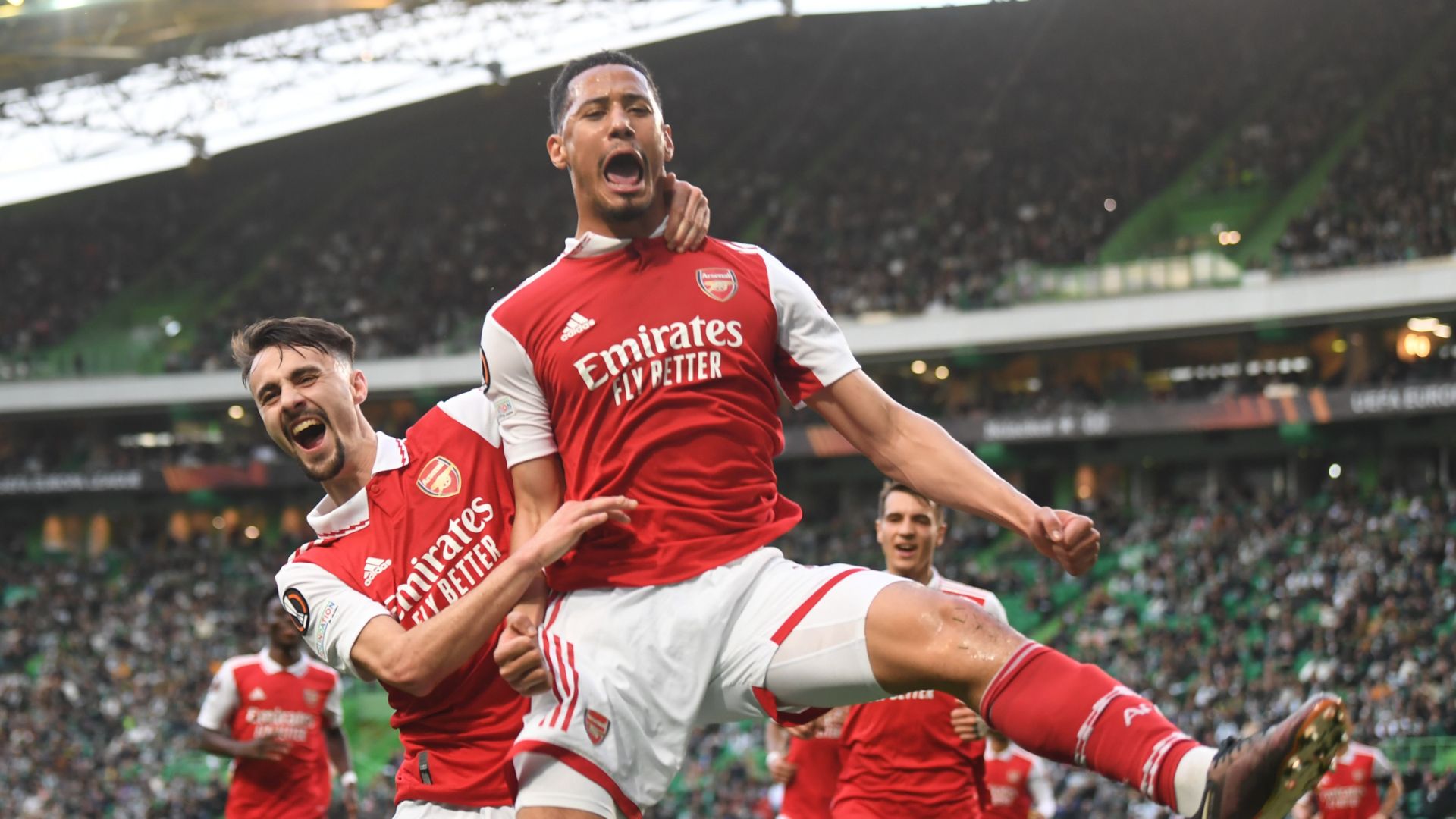 William Saliba scored Arsenal's opener