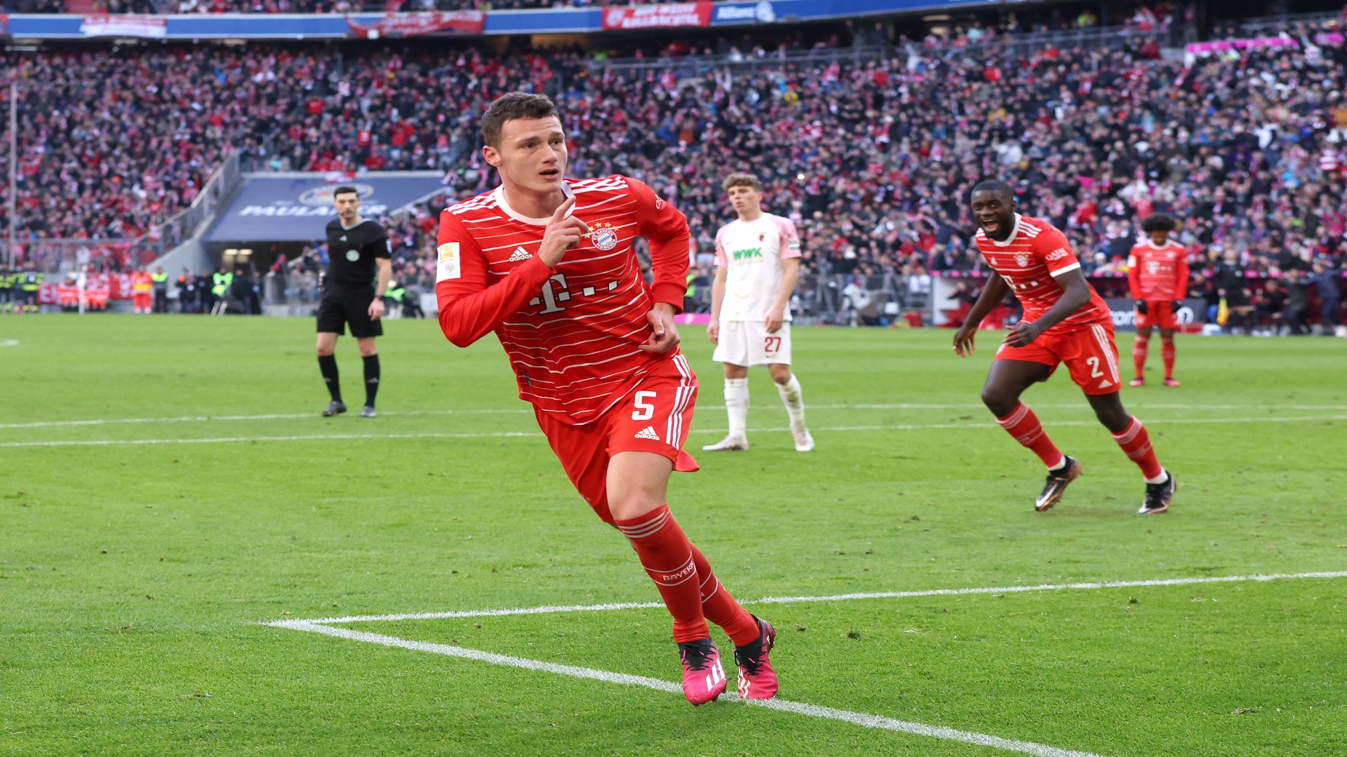 Bayern Munich 5-3 Augsburg: Pavard At The Double And Cancelo Strikes As ...