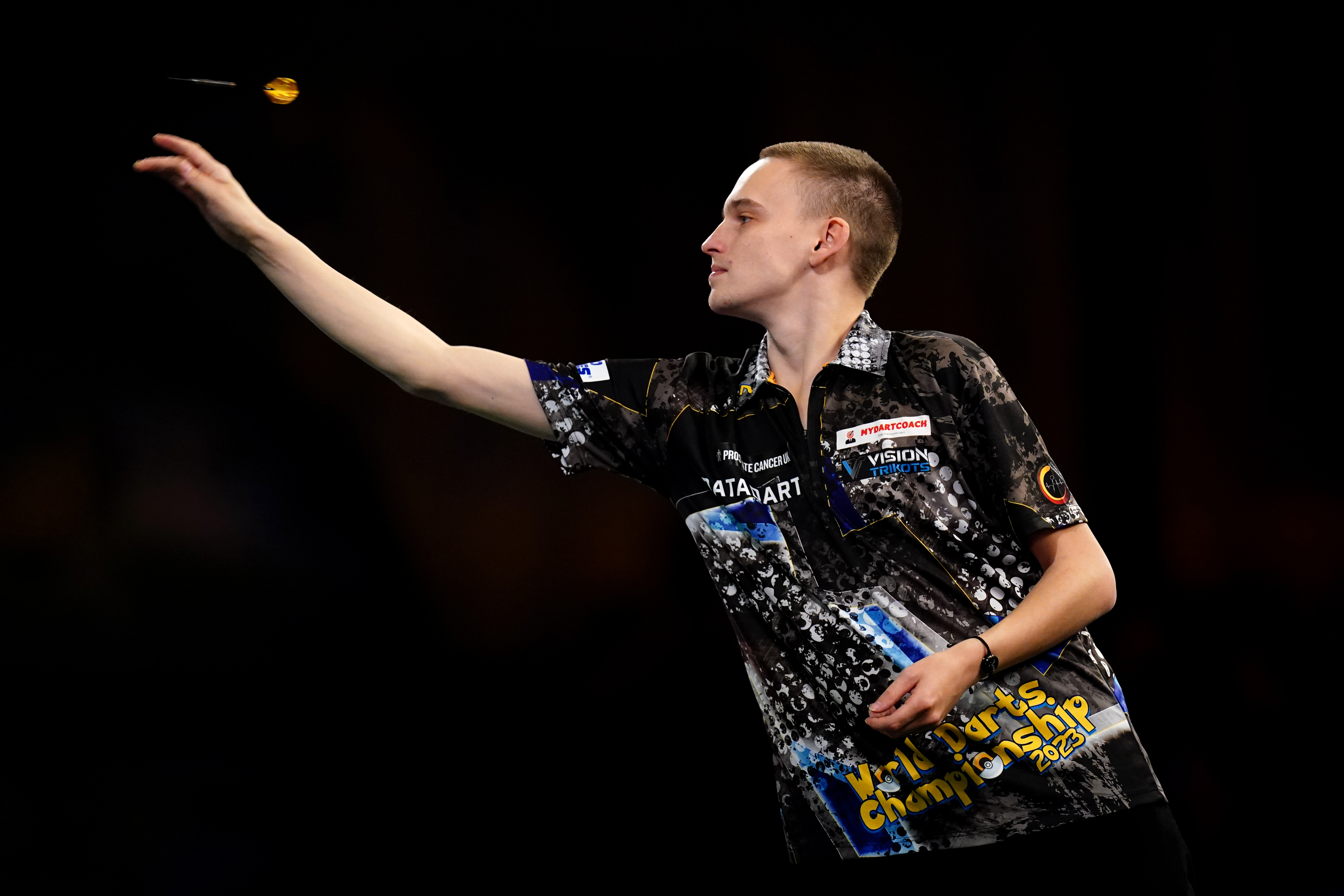 Ricardo Pietreczko during his match against Callan Rydz