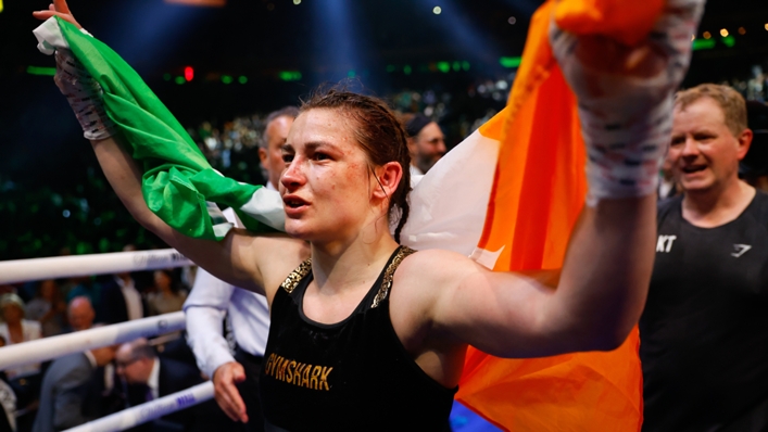 Katie Taylor beat Amanda Serrano in a thrilling fight in New York