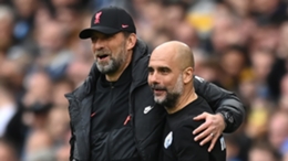 Pep Guardiola and Jurgen Klopp are tussling for the title