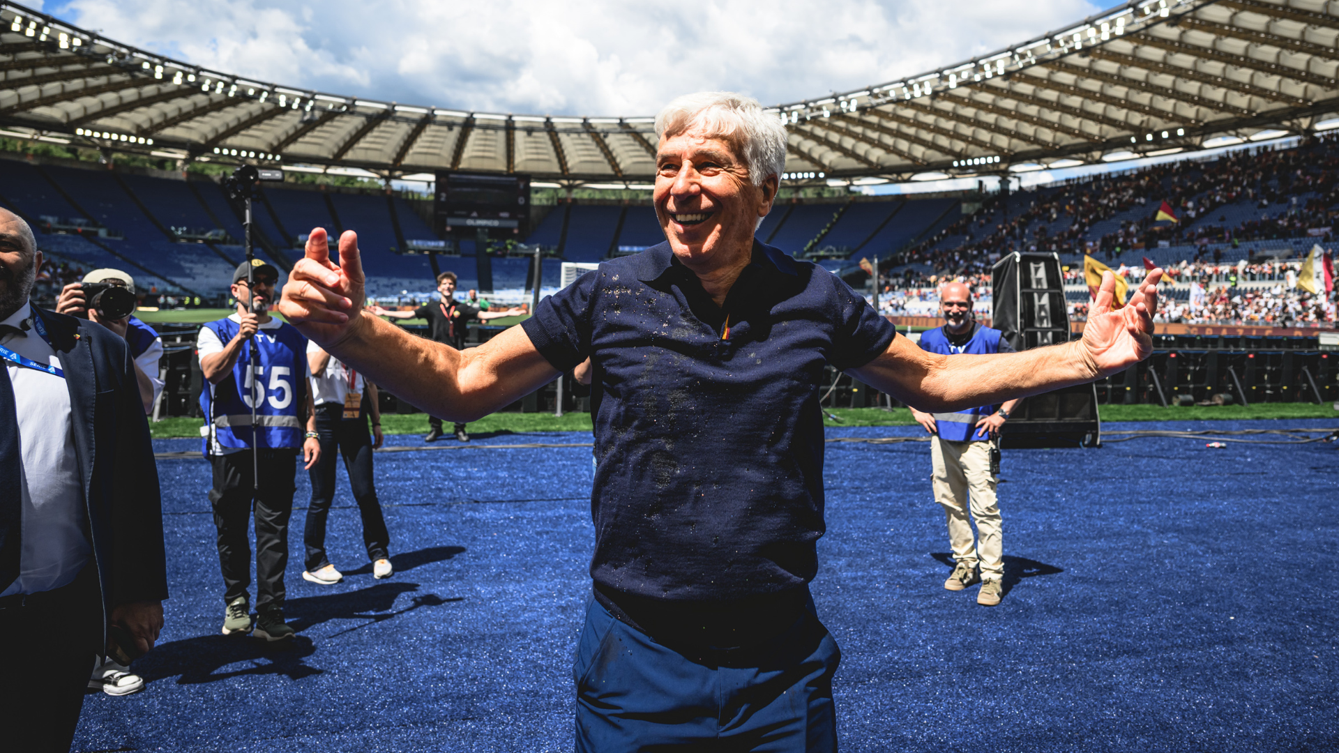 Roma must not get swept up in the enthusiasm of Lazio win, Gasperini urges