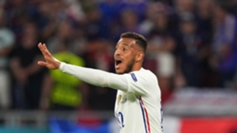 Corentin Tolisso in action for France at Euro 2020