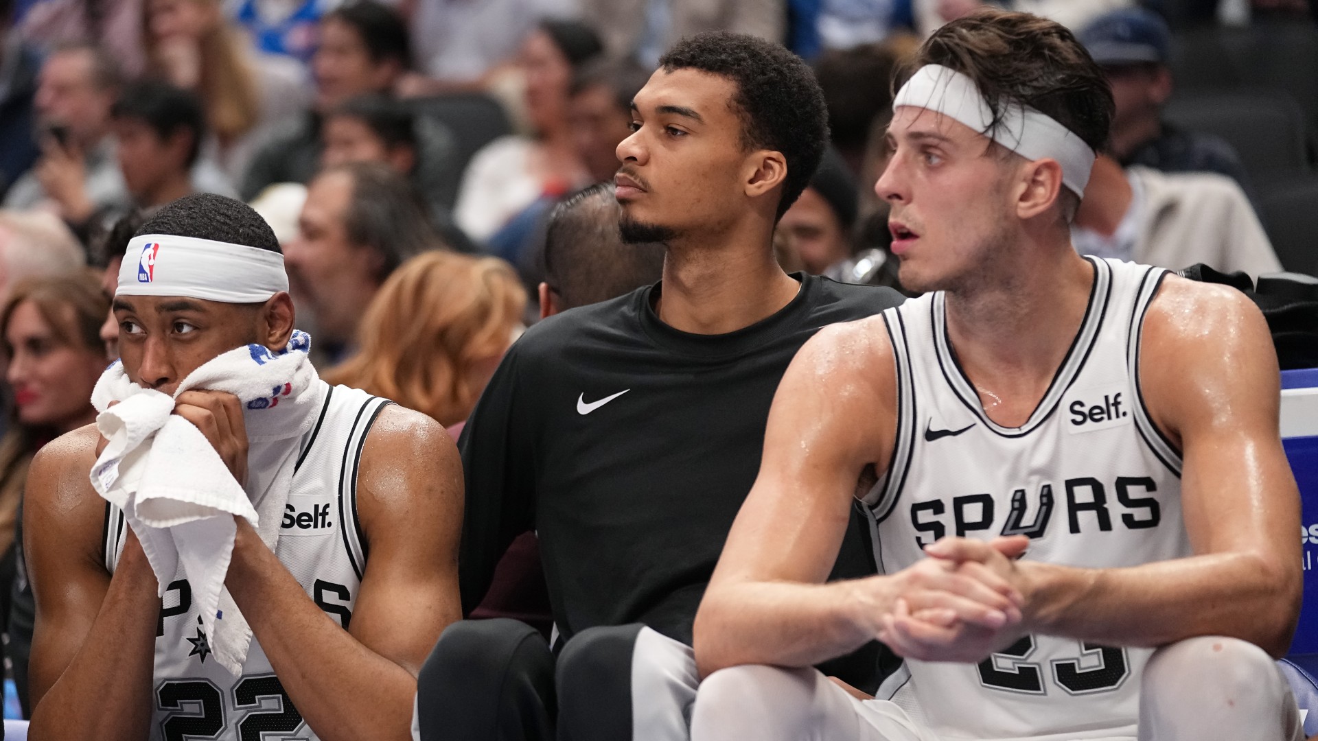 Popovich cautious as Wembanyama injures ankle in 'freak' ballboy incident