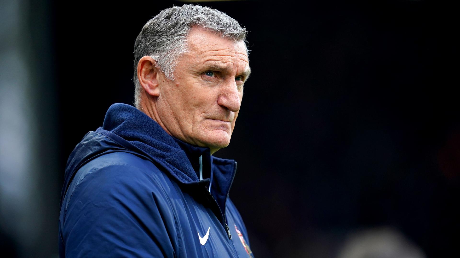 Sunderland boss Tony Mowbray is not underestimating Luton (John Walton/PA)