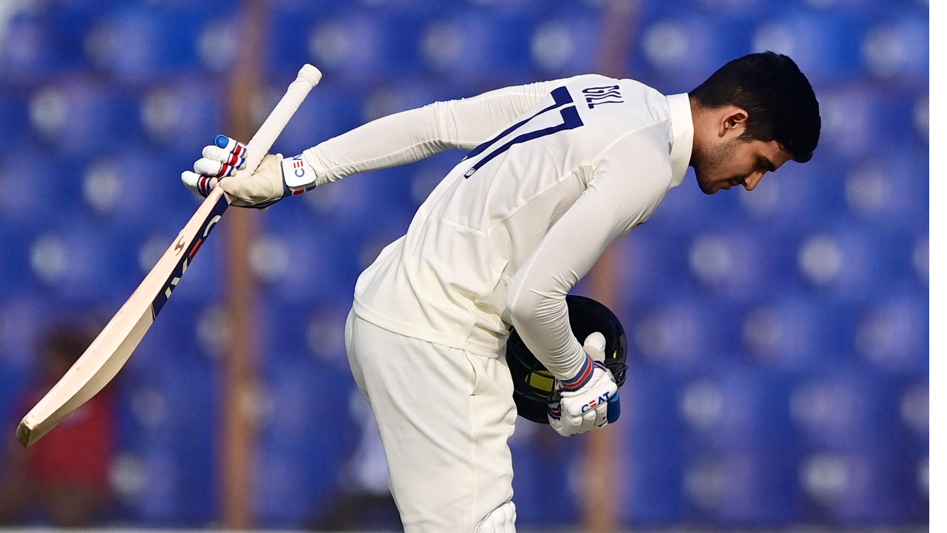 India set Bangladesh huge victory target after Gill and Pujara centuries