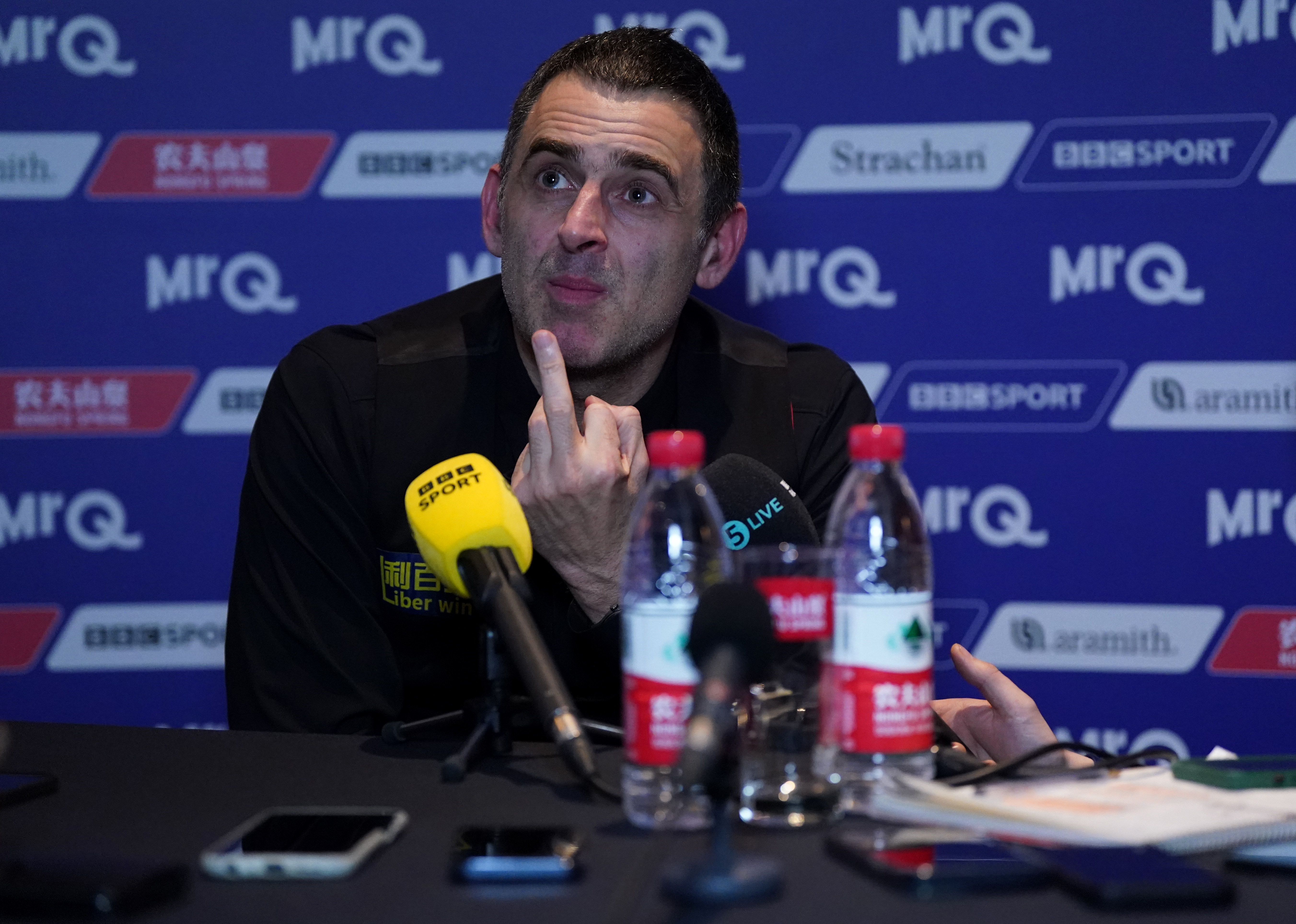 O'Sullivan went on the rampage against Carter after Sunday's Masters final