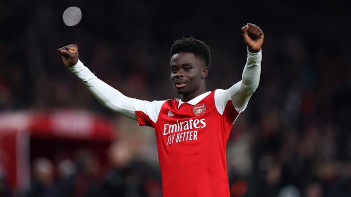 Bukayo Saka is playing a big part in Arsenal's title challenge