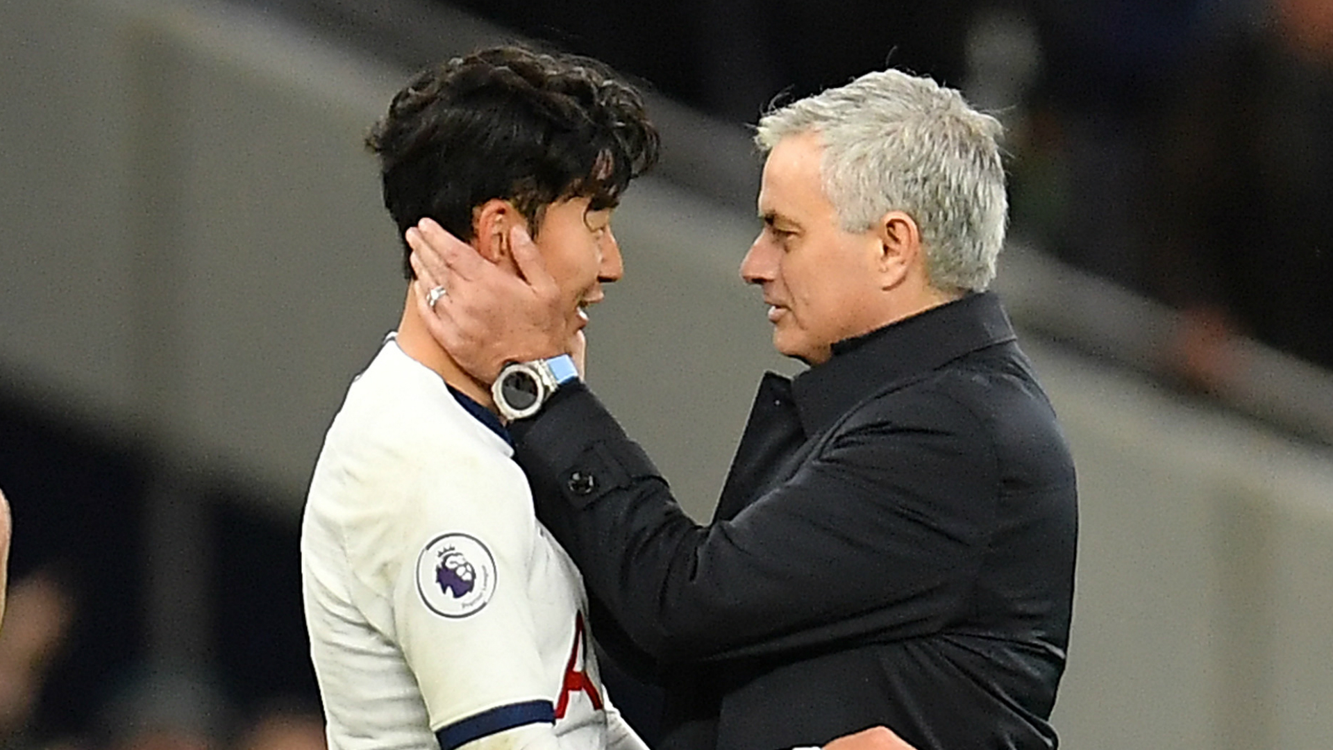 Son & Mourinho - cropped