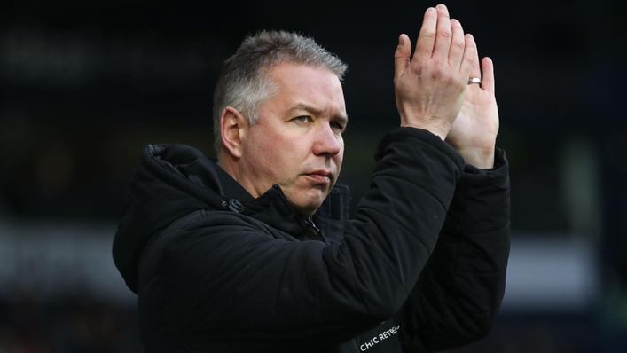 Darren Ferguson was keen to stay calm after a perfect first leg (Isaac Parkin/PA)