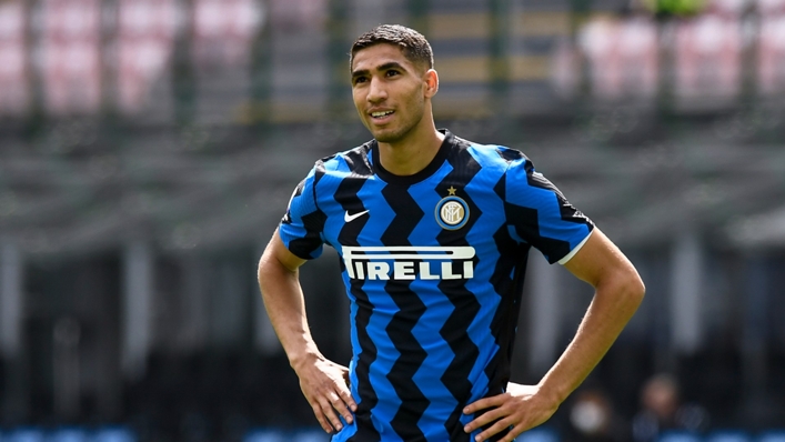 Inter Milan star Achraf Hakimi is being chased by Chelsea, Arsenal and PSG