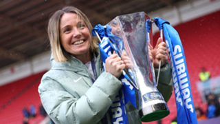 Bompastor revels in Chelsea's League Cup success after 'tough' WSL season