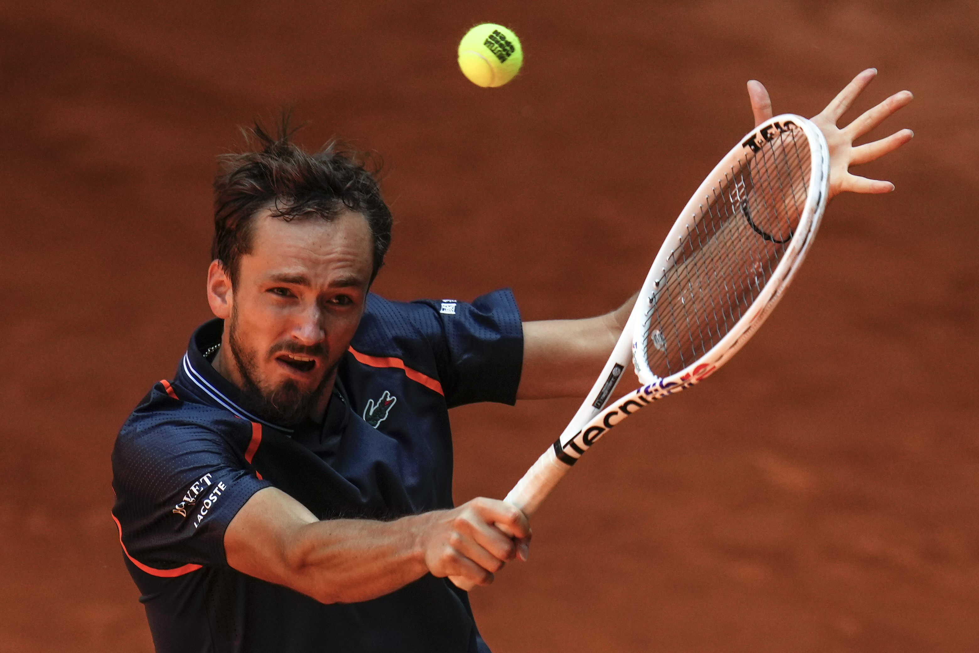 Daniil Medvedev at the Madrid Open