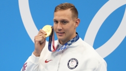 Caeleb Dressel won five gold medals for the United States