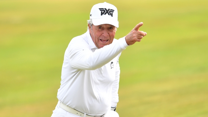 Gary Player at this year's Senior Open