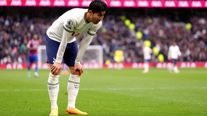 Tottenham attacker Son Heung-min was allegedly racially abused by a spectator during Saturday’s win over Crystal Palace