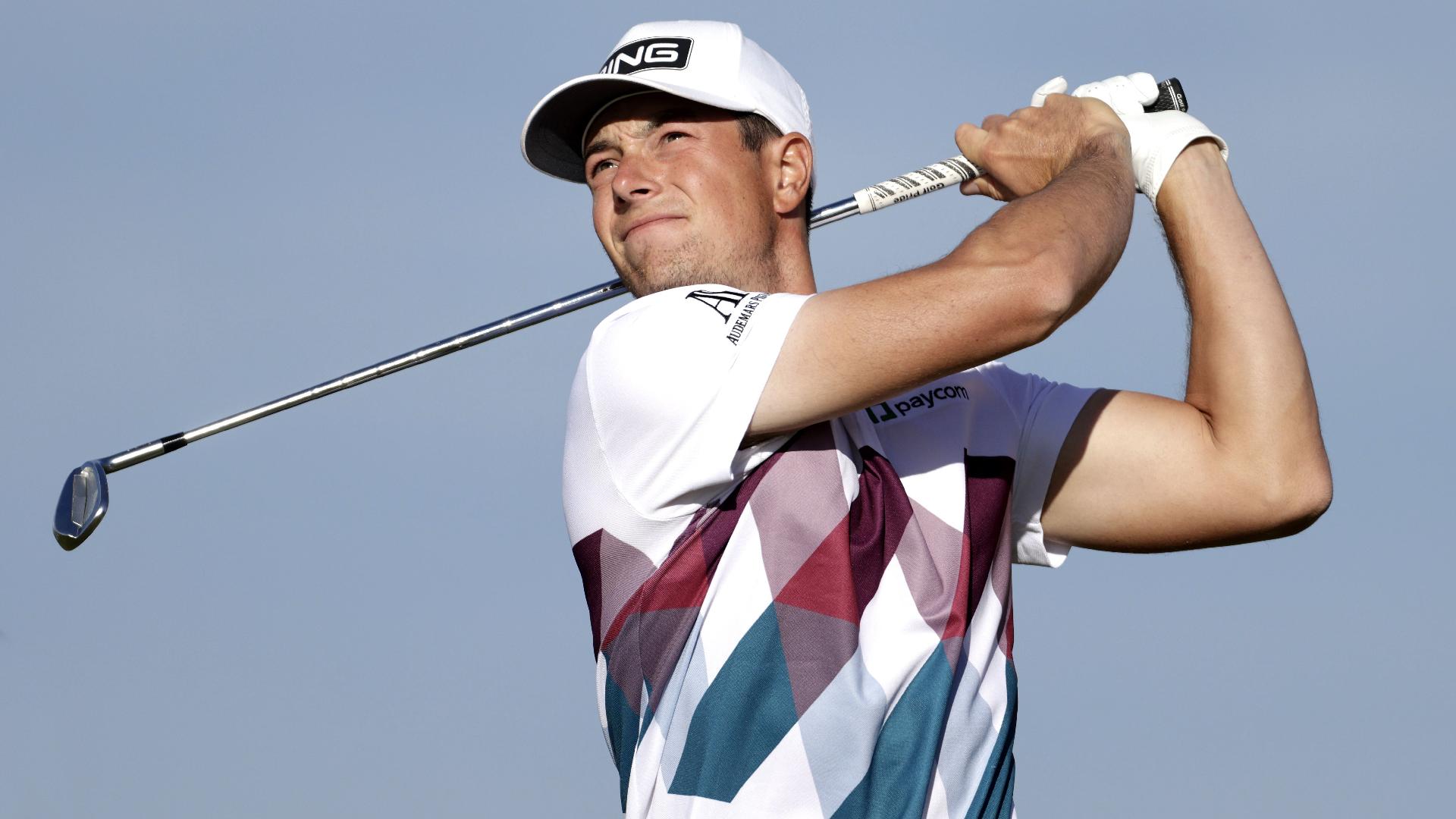 Norway’s Viktor Hovland won the Memorial Tournament in a play-off with Denny McCarthy (Richard Sellers/PA)