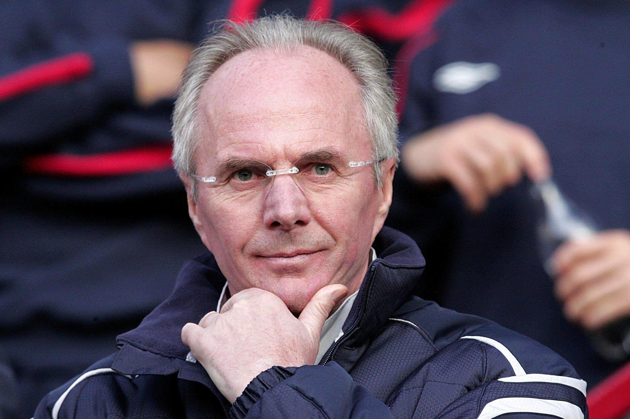 Sven-Goran Eriksson during his time as England manager