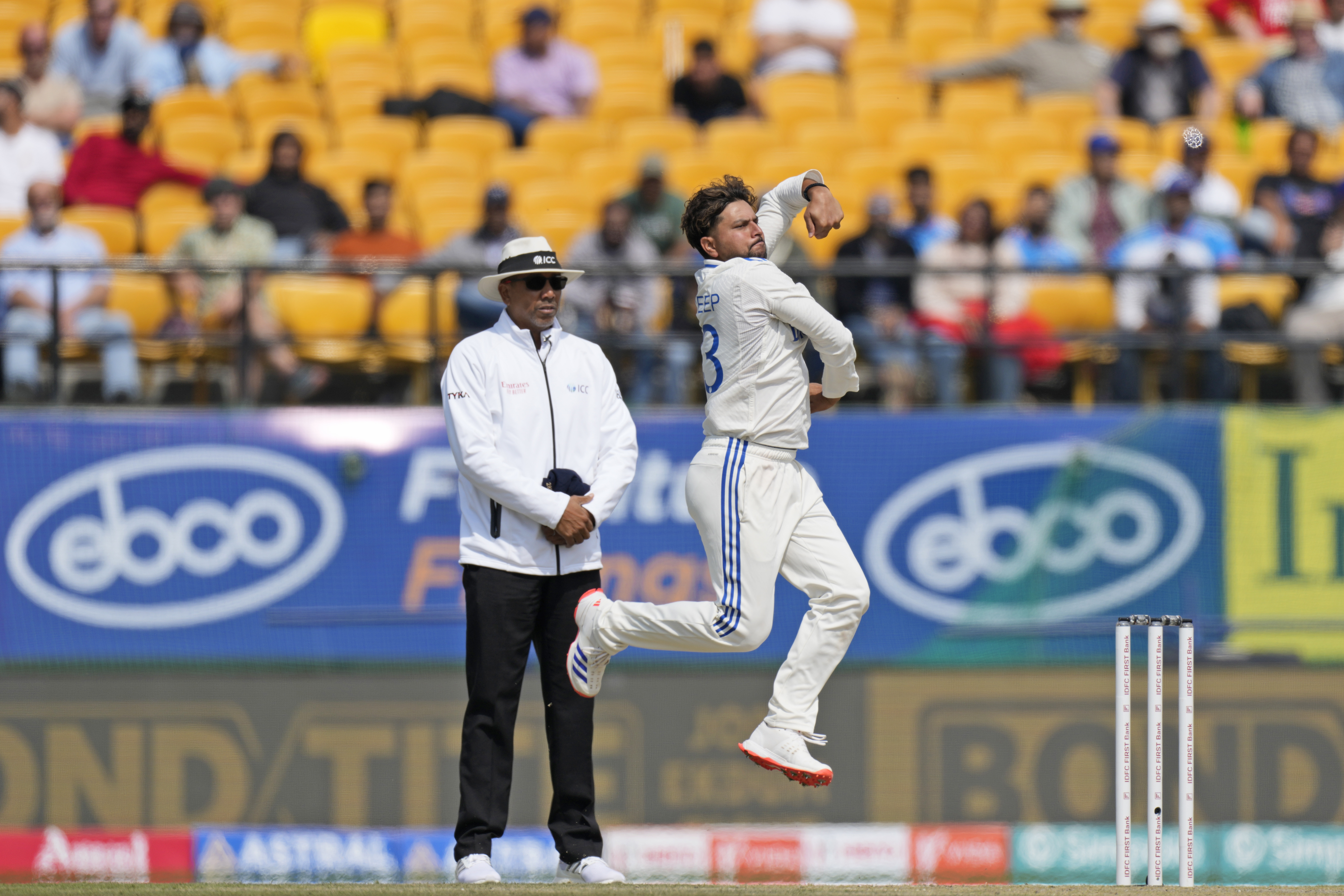 Kuldeep Yadav took five wickets