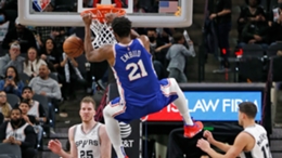 Joel Embiid dominated against the Spurs