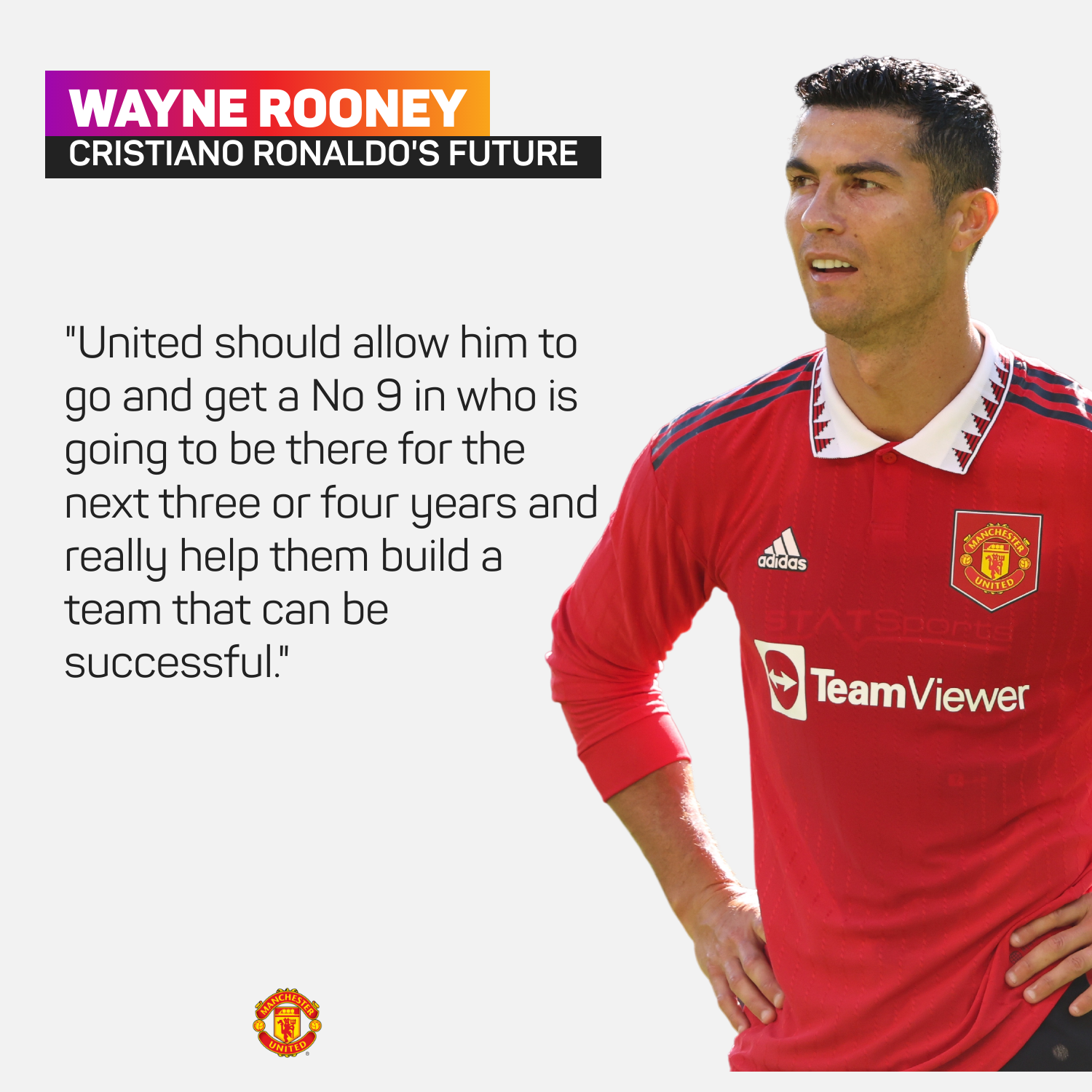 Rooney on Ronaldo