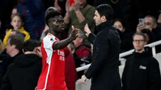 Arteta lauds Saka hunger after Arsenal put pressure on Man City