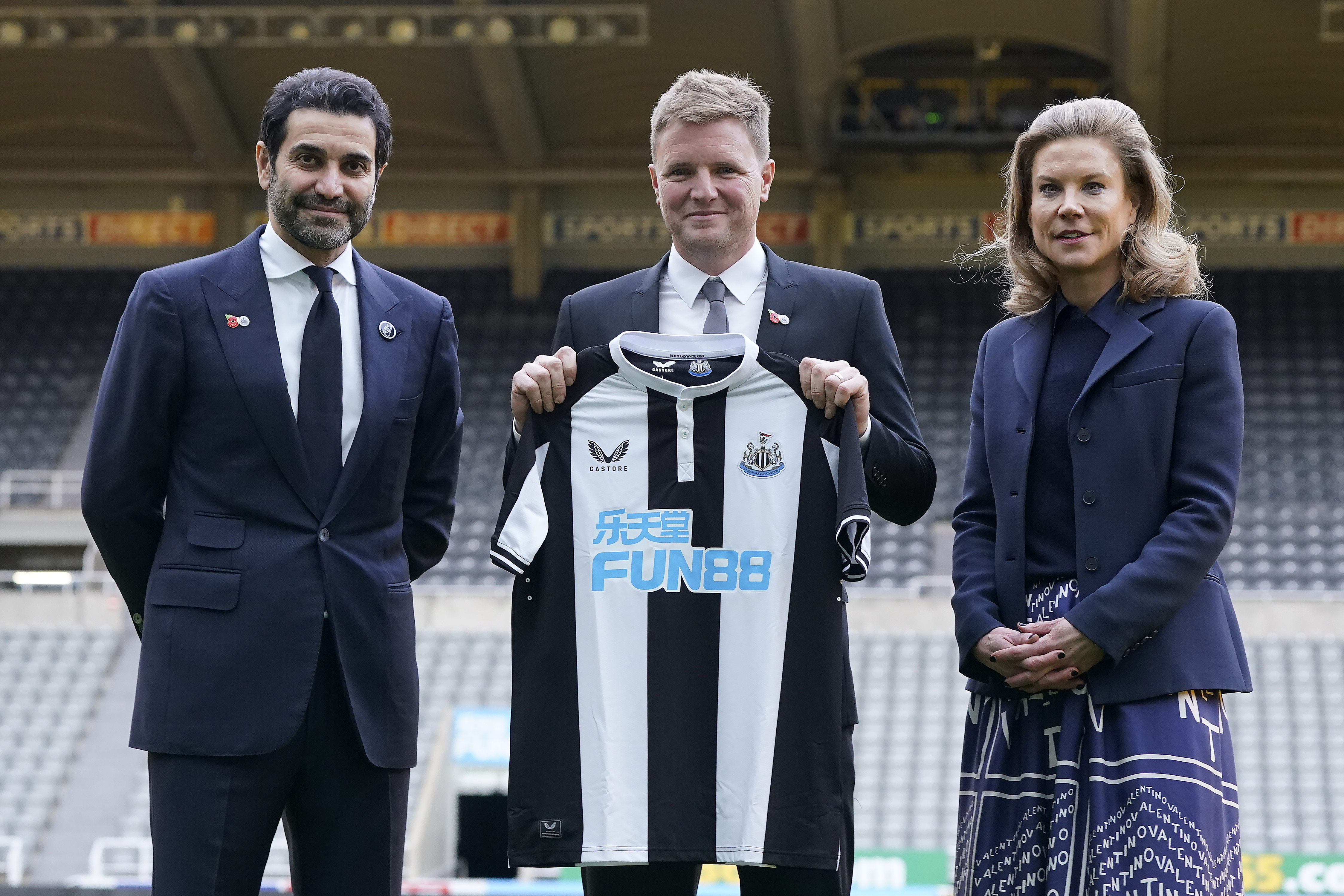 Eddie Howe was appointed Newcastle's new head coach weeks after Amanda Staveley's consortium completed its takeover