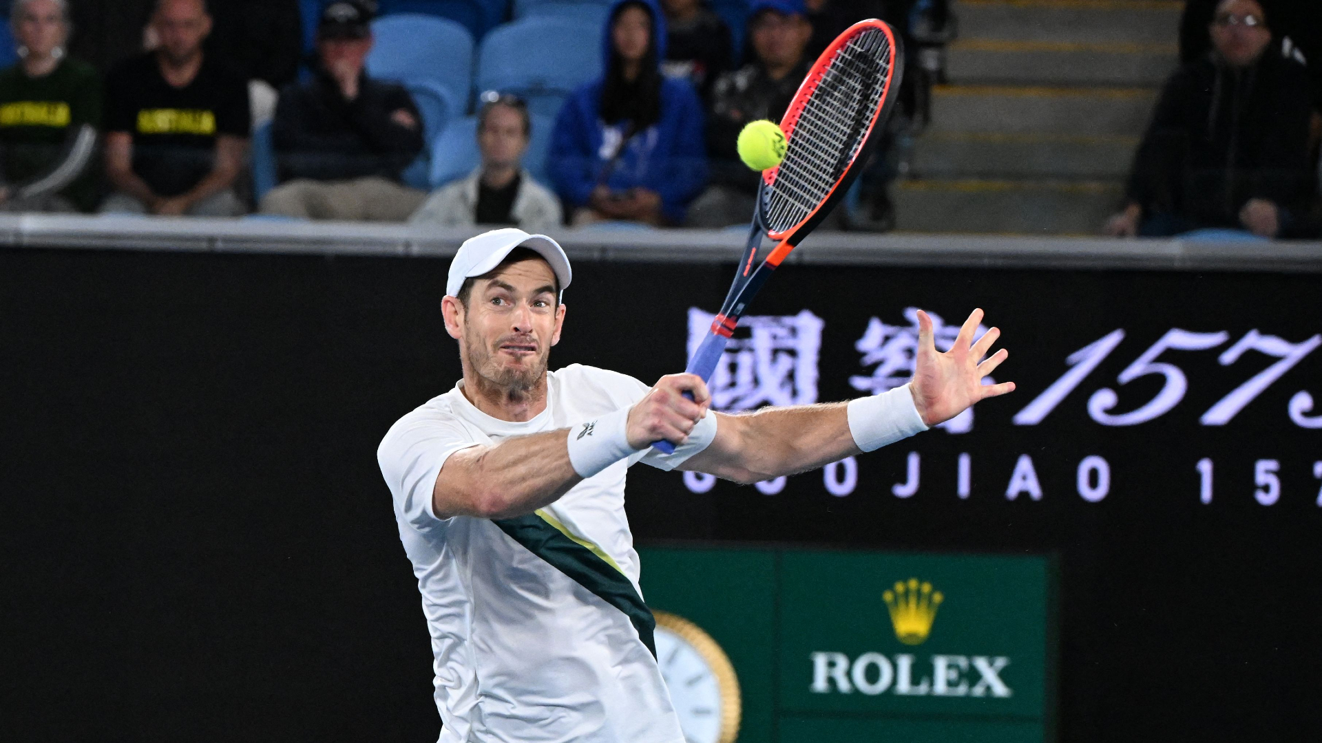 Andy Murray is into the third round of the Australian Open