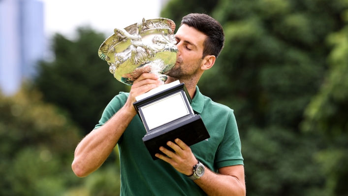 Novak Djokovic claimed another Australian Open crown last month