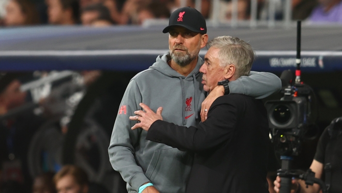 Jurgen Klopp again came up short against Carlo Ancelotti