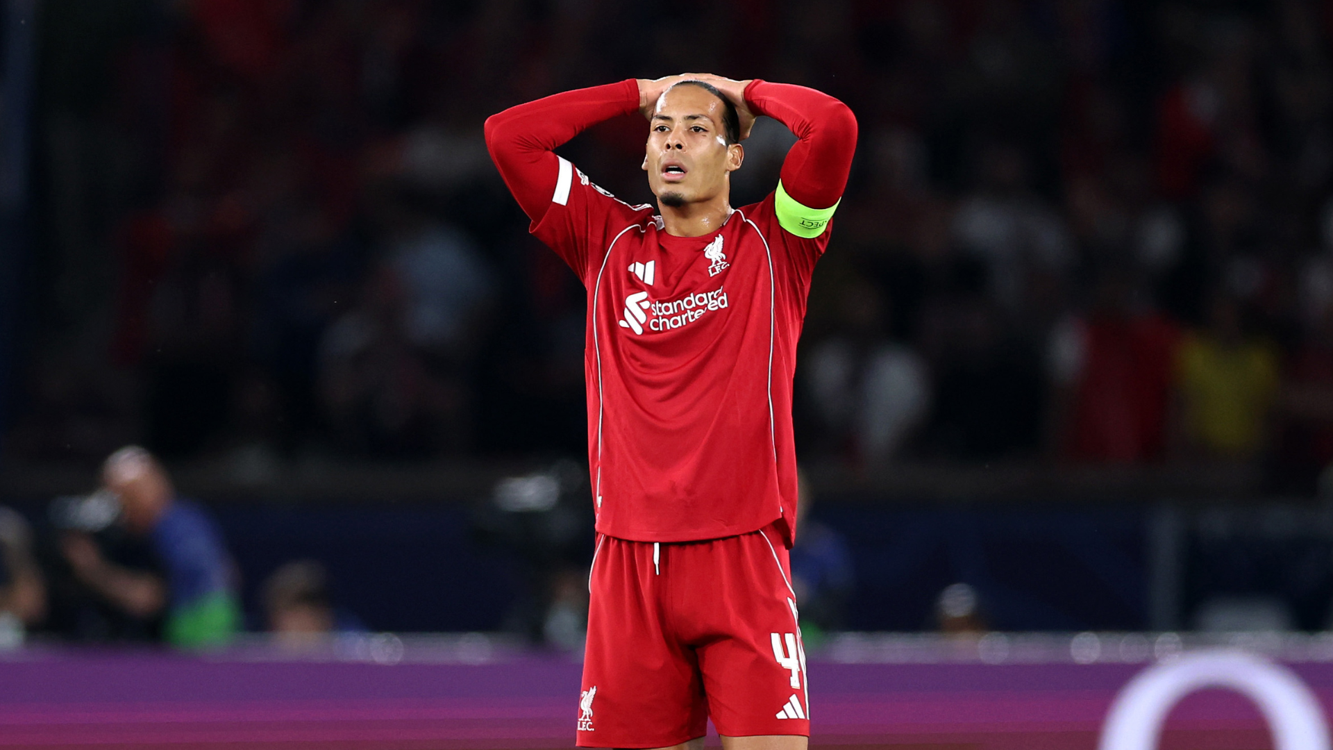 Liverpool must be ‘absolutely spot on’ to turn PSG tie around, concedes Van Dijk