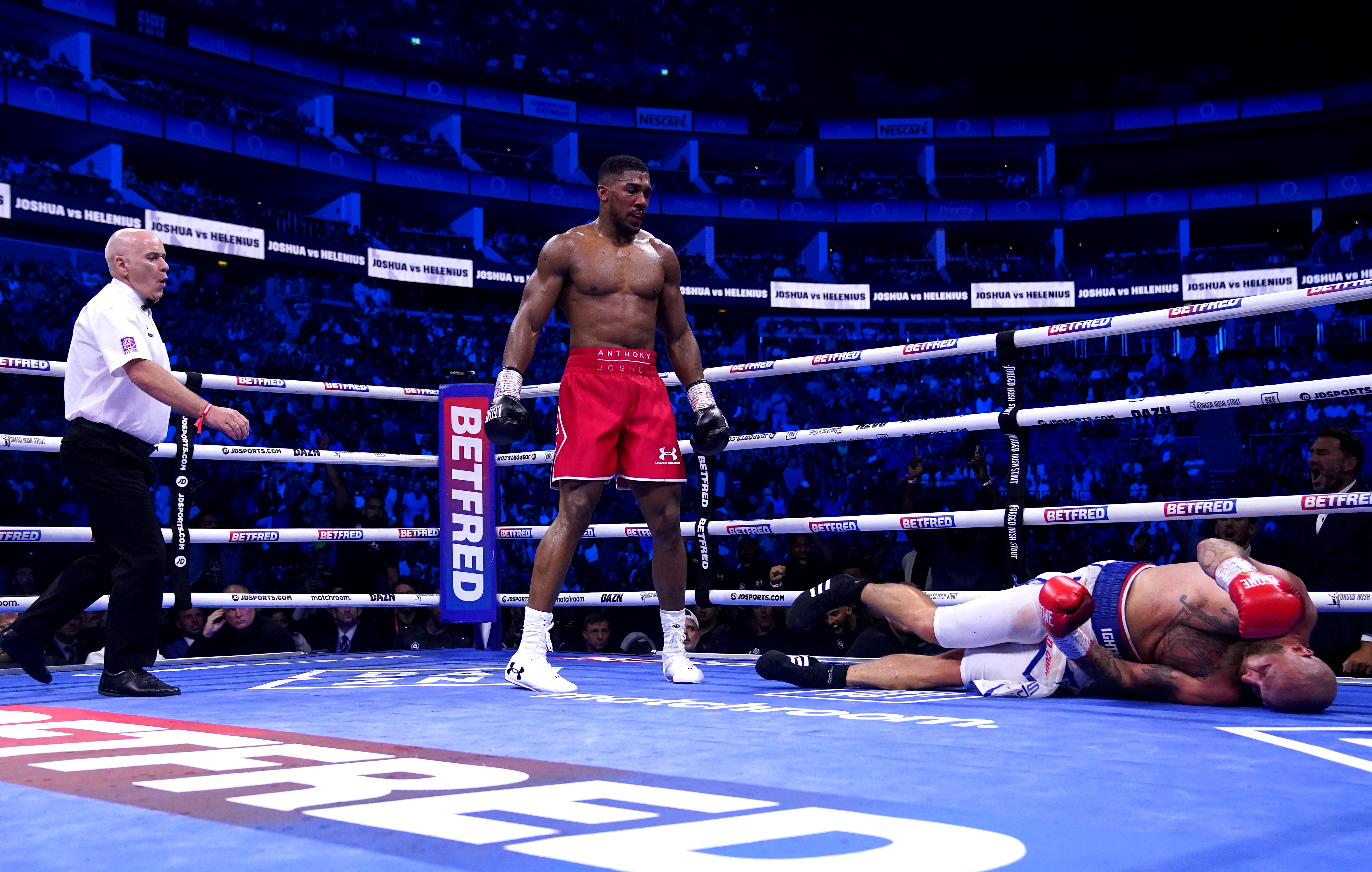 Joshua defeated Robert Helenius in August