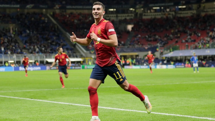 Spain's Ferran Torres scored twice against Italy on Wednesday