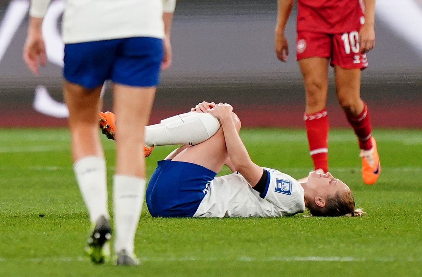 Zelem was handed a start in midfield after Keira Walsh suffered a knee injury against Denmark