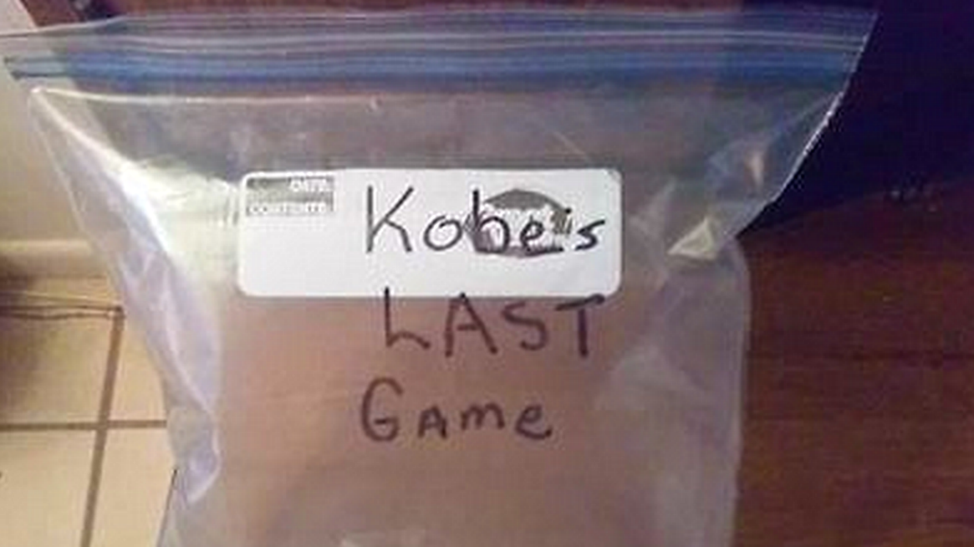 You Can A Bag Full Of Air That Is Supposedly From Kobe