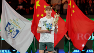 Sinner behind only Nadal and Djokovic after speeding to year-end number one