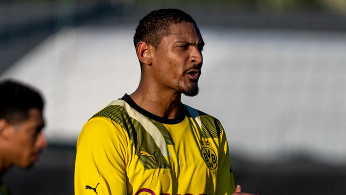 Sebastian Haller struck a hat-trick for Borussia Dortmund