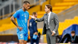 Gianluca Scamacca was handed a start by Italy boss Roberto Mancini against England at Molineux last month