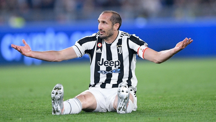 Giorgio Chiellini could not lift one last trophy with Juventus