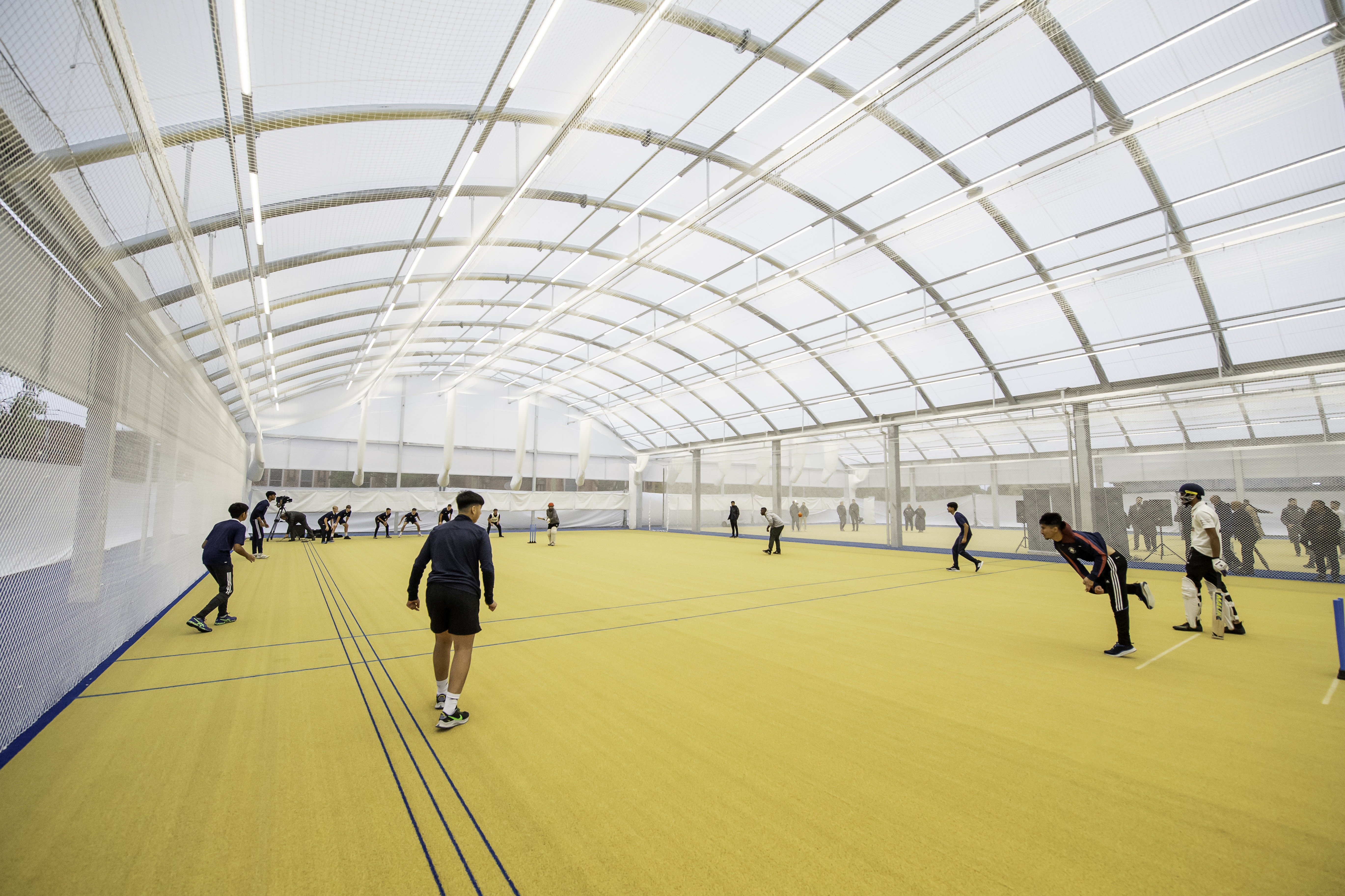 Bradford Park Avenue Outdoor Cricket Dome Launch