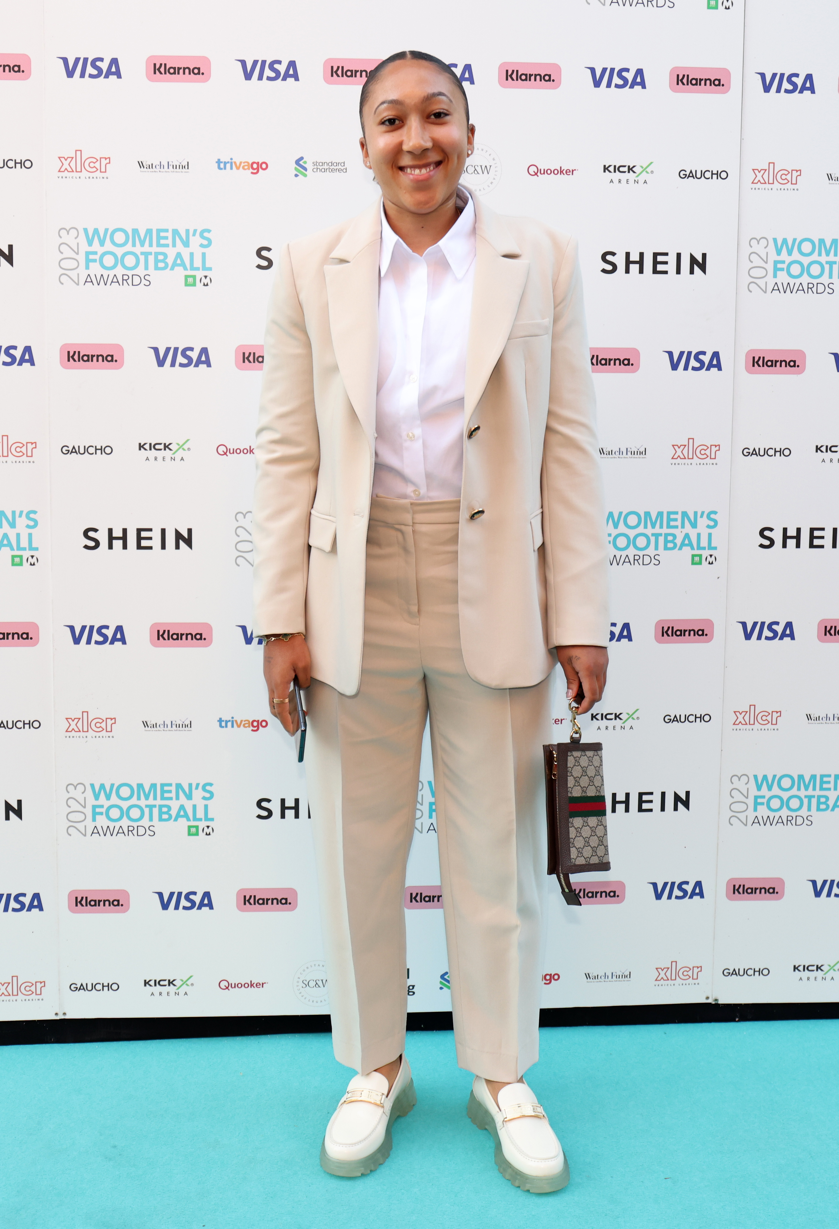 Lauren James arriving at the Women’s Football Awards (Belinda Jiao/PA)