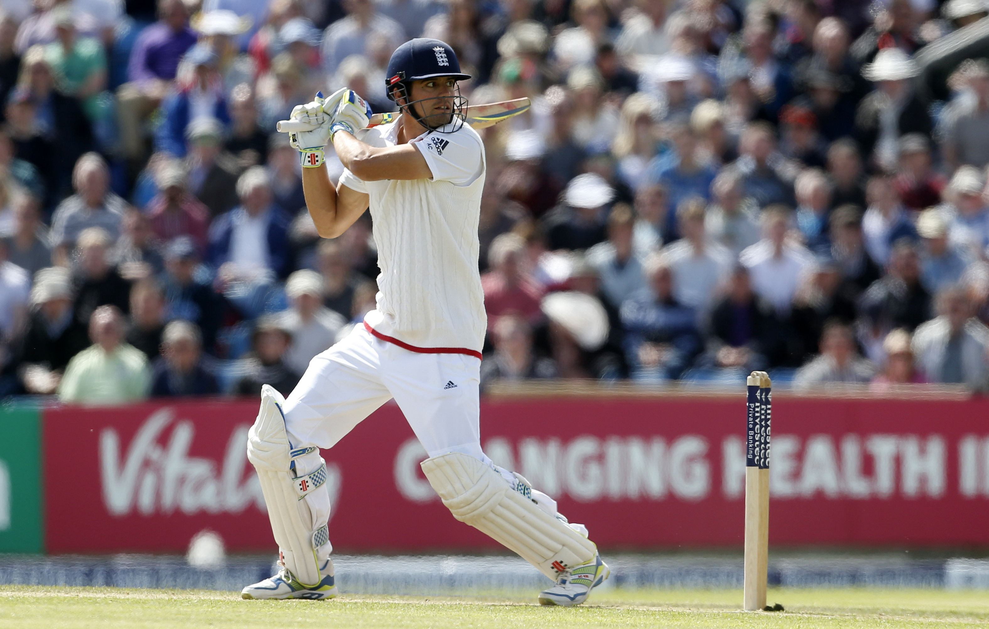 Alastair Cook scores 50 runs