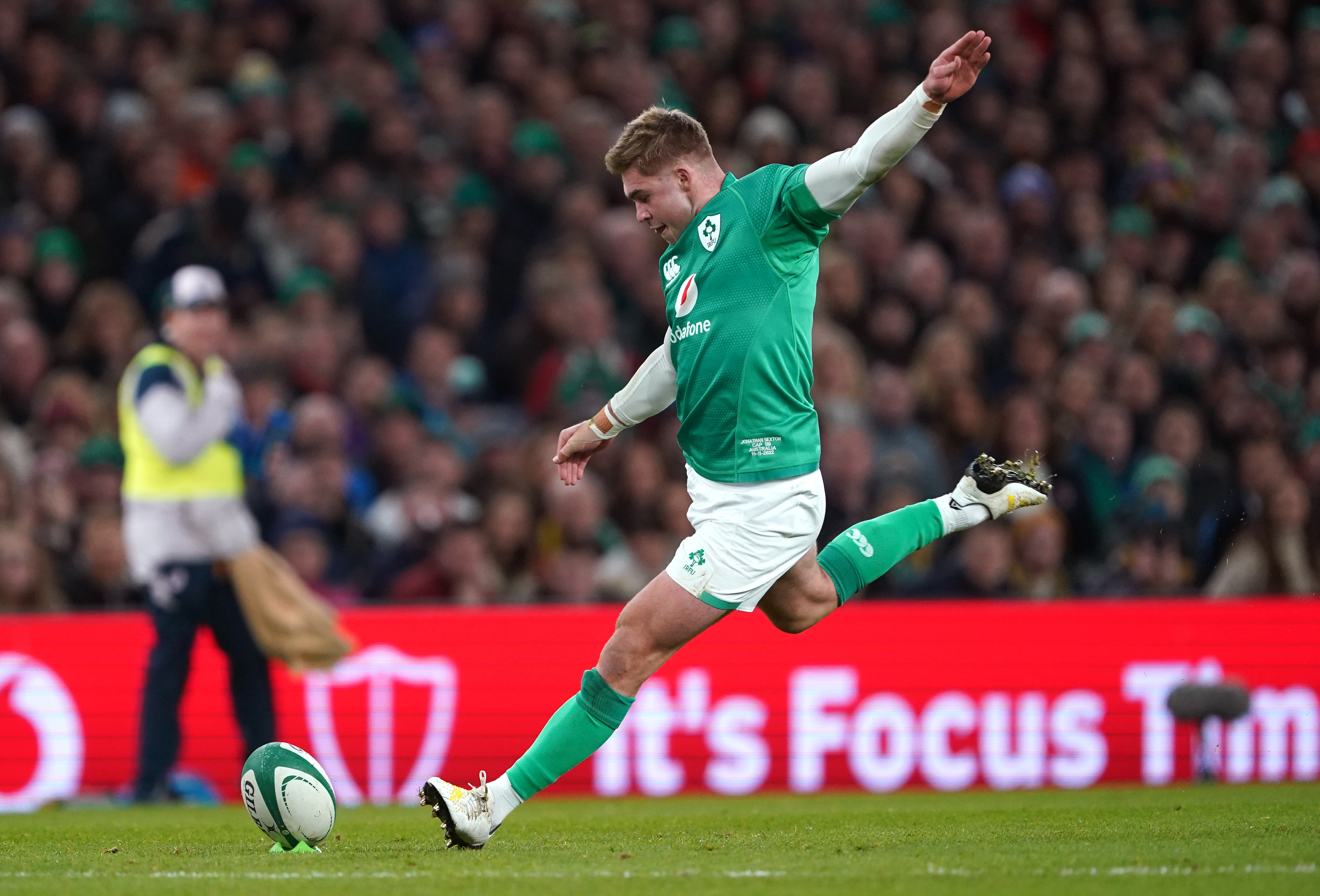 Jack Crowley will make only his second Test start for Ireland
